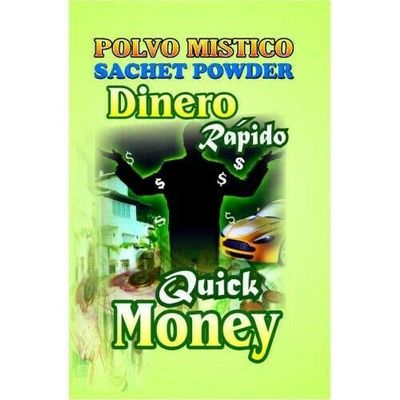 6 PIECES BRYBRADAN QUICK MONEY- DINERO RAPIDO POLVO EN BOLSA 1/2 OZ 14 GR