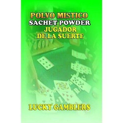 6 PIECES BRYBRADAN LUCKY GAMBLERS-JUGADOR DE LA SUERTE POLVO EN BOLSA 1/2 OZ 14 GR