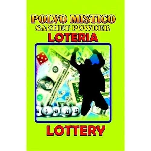 3 PIECES BRYBRADAN LOTTERY -LOTERIA POLVO EN BOLSA 1/2 OZ 14 GR