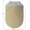 2pcs Body Scrub Mitt Bath Loofahs Shower Bath Loofah Scrub Body Scrub Glove Shower Exfoliating Bath Gloves Bath Scrubber Massage Gloves Frosted Bath view 4