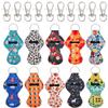 allydrew 10 Pack Chapstick Holder Keychain, Keyring for Lip Balm Lip Gloss Lipstick with 10 Pieces Metal Keyring Clasps, Fun collection view 1