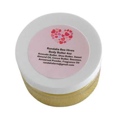 Avocado Body Butter, Unscented, Randalia Bee Hives