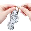 allydrew 10 Pack Chapstick Holder Keychain, Keyring for Lip Balm Lip Gloss Lipstick with 10 Pieces Metal Keyring Clasps, Volleyball view 4