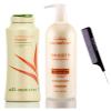 All-Nutrient SMOOTH Shampoo & Conditioner DUO SET, CONTROLS Curl & Hair Frizz (w/Sleek Comb) UV+ Color Protection, 100% Vegan (25 oz + 25 oz LARGE DUO KIT) view 1