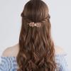 3PCS Rhinestone Bling Flower Small Mini Barrette Decorative Hair Clips Accessories for Thin Hair Women view 3