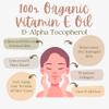 100% Organic Vitamin E Oil - D-Alpha Tocopherol USDA Certified 100% Organic - Pure and Natural 1 Fl Oz 42,500 IU - For Face, Skin and Nails - Reduce Wrinkles, Anti Aging, Lighten Dark Spots view 2