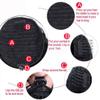 Annora Ponytail Human Hair Extension Straight Hair Drawstring Ponytail Extensions Natural Black Color for Women Clip in Ponytail Hair Extensions (12 Inches) view 3