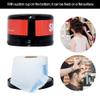Disposable Neck Strip Dispenser with Suction Cup Base, Salon Neck Covering Paper Holder, Black Plastic Roll Case for Neck Protection, 2-Pack Reusable Neck Collar Dispenser for Salon and Shop Use view 2