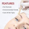 MOOM Organic Eyebrow Waxing Kit with Pomegranate Oil & Chamomile - Natural Sugar Hair Removal Glaze with 12 Reusable Strips & 4 Applicators for Sculpting 0.6 oz. 1 Pack view 4