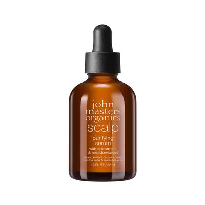 John Masters Organics Scalp Purifying Serum 1.9 Fl oz | Organic Spearmint & Meadowsweet | 70% Organic Ingredients | Thinning Hair | Vegan