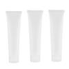 20PCS Empty Squeeze Bottle Translucent Frosted Refillable Travel Bottle Plastic Flip Cap Cosmetic Bottle Body Hand Lotion Shampoo Sample Bottles (30ML/1 oz) view 1