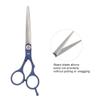 Alucy Professional Hair Cutting Scissors, Flat Tooth Shears, Blue, Stainless Steel, Compact, Hairdressing Tool, Barber Scissors view 3