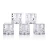 10 PCS 5 Gram Refillable Transparent Acrylic Bottle Screw Cap Lid Cosmetic Jars Pot Vial for Make Up/Eye Shadow/Nails/Powder/Gems/Beads/Jewelry view 1