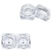 10 PCS 5 Gram Refillable Transparent Acrylic Bottle Screw Cap Lid Cosmetic Jars Pot Vial for Make Up/Eye Shadow/Nails/Powder/Gems/Beads/Jewelry view 4