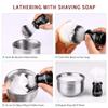 Anbbas Synthetic Badger Shaving Brush with Black Holder Stand,Resin Handle Foam Brush 2in1 Set for Men Wet Shave view 3