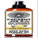 3-PACK SPECIAL | Pina Colada Dark Tanning Oil by Coconut Joe's | No Harmful Chemicals, Mineral Oil Free, 8 ounce bottle