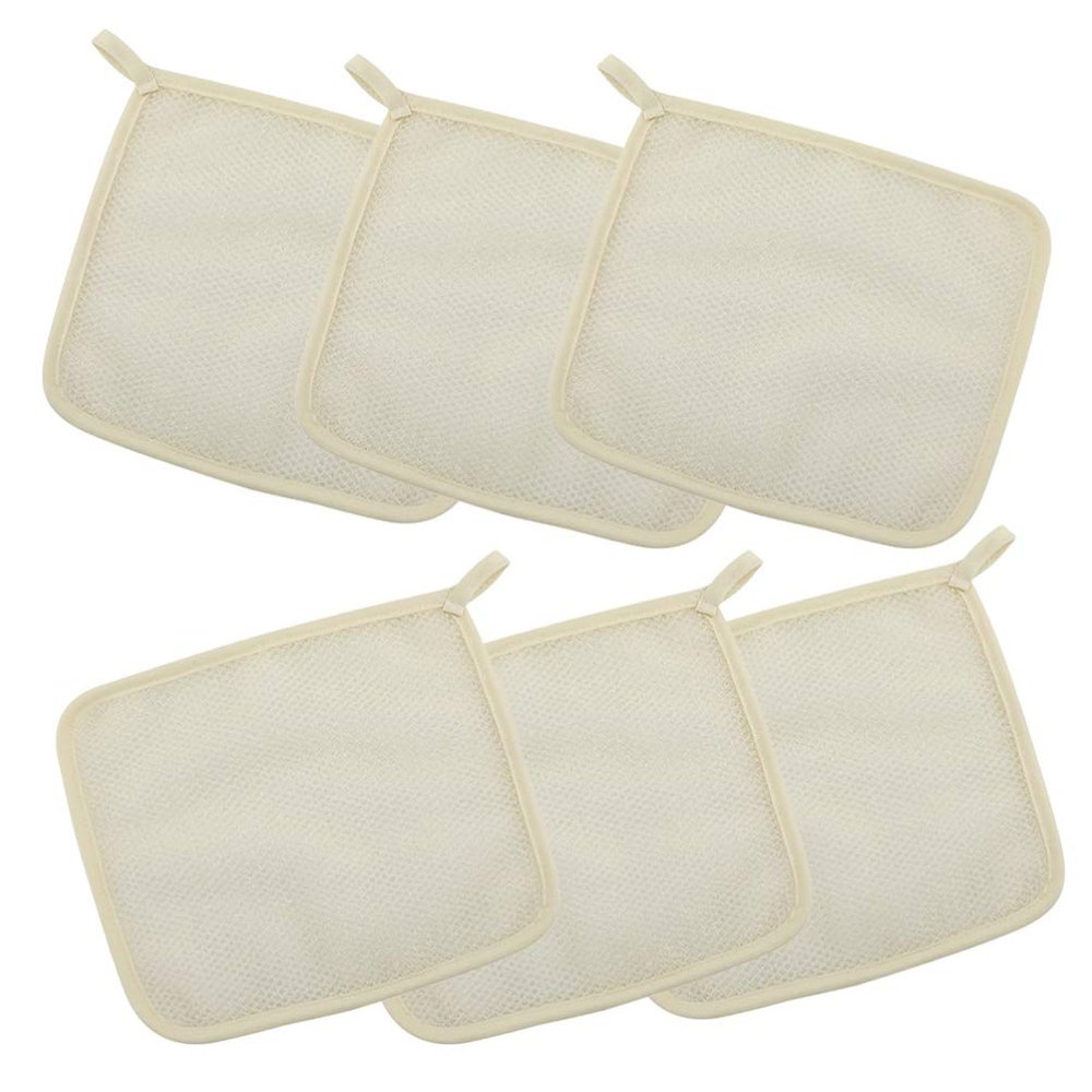 6pcs Nylon Towel Exfoliator Towel Bathing Accessories Bathing Towel Towel Back Rub Towel