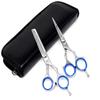 5.5" Professional Hair Cutting & Thinning Barber Scissors Set, Stainless Steel, Lightweight Razor Edge Haircut Scissors for Hair Salon, Hairdresser view 1