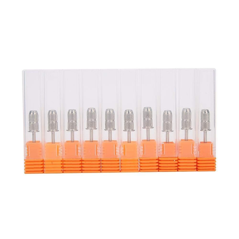 10pcs 2.35mm Nail Sanding Band Mandrel Electric Drill, Pedicure and Manicure Replacement Drill Bit Electric Nail Drill Bits Set Drill Manicure Machine Accessory for Nail Salon(#1)