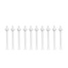 100 Packs Nose Wax Spatulas Small Waxing Applicator Sticks for Nostril Nasal Cleaning Ear Hairs Face Eyebrows Hair Removal view 3