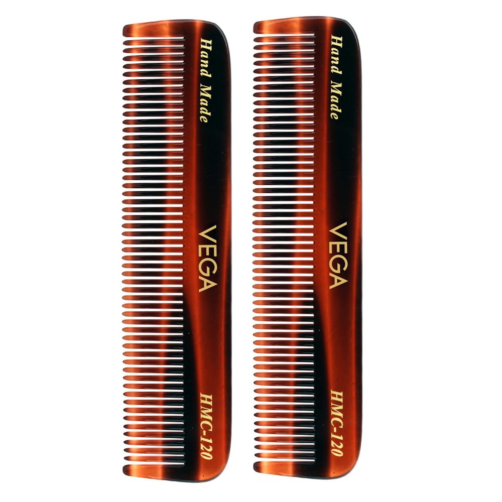 Vega - Pocket Comb- Pack of 2 (Brown)