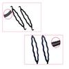 6 PCS Black Hair Bun Makers - Upgraded Plastic Donut Shaper Set, Braiding Tool, Curler, and Instant Snap Buns for Women and Girls view 2