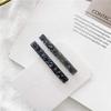 1 Pair Korean Gold Foil Hairpin Acetate Clip For Girls Barrettes Gifts styling Tools,Black view 1