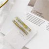 1 Pair Korean Gold Foil Hairpin Acetate Clip For Girls Barrettes Gifts styling Tools,Black view 4