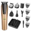 Beard Trimmer 6 in 1 Trimmer for Men Cordless Hair Clippers Mustache Trimmer Nose Hair Trimmer Waterproof USB Fast Charging Low Noise view 1
