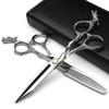 Sharonds 6/7 inch Professional Hair Cutting Scissors Set Hair Cutting Scissors Thinning Teeth Shears Set,Sliver Scissors,Barber,Salon,Hairdressing Scissors Kit,Japanese 440C Scissors (6-inch 2pc) view 1