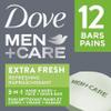 Dove Men+Care Hand & Body, Face & Shave Bar Soap for refreshed skin Extra Fresh soap bar with  moisturizing cream 106 g Pack of 12 view 2
