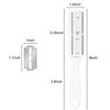 3-Piece Razor Comb Set: Thinning Comb, 10 Razors, Cutting Scissors for Slim Haircuts (White) view 2