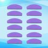 20PCS Foot Buffer Block Buffing Block Rough Nail File Emery Boards for Nails Toenail File Nail Files Professional Manicure Pedicure Tools Nail Files Tool Purple King Luster view 4