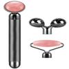 3-IN-1 Electric Jade Roller 3D Roller Facial Roller & Face Massager,Black view 3