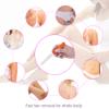 LAVEN Metal Straight Stainless Waxing Spatula Wax Applicator Spatula Wooden Handle Craft Stick for Body Hair Removal view 2