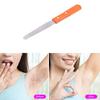 LAVEN Metal Straight Stainless Waxing Spatula Wax Applicator Spatula Wooden Handle Craft Stick for Body Hair Removal view 3