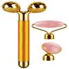 3-IN-1 Electric Jade Roller 3D Roller Facial Roller & Face Massager,Gold view 1