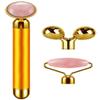 3-IN-1 Electric Jade Roller 3D Roller Facial Roller & Face Massager,Gold view 3
