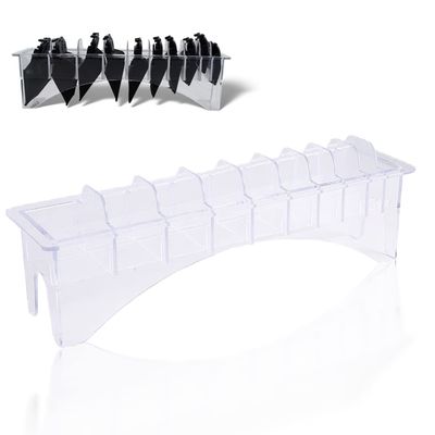 Clipper Holder,Limit Comb Storage Box Hair Clipper Positioning Caliper Comb Organizer Case,Clipper Guard Box for Hair Clipper Limit Comb Guide Attachment (02)