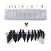 Clipper Holder,Limit Comb Storage Box Hair Clipper Positioning Caliper Comb Organizer Case,Clipper Guard Box for Hair Clipper Limit Comb Guide Attachment (02) view 4