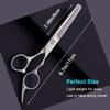 Hair Thinning Shears, Hair Cutting Scissors (6.7 Inches) with Fine Adjustable Tension Screw and 1 Piece Wipe Cloth view 3