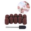 10pcs Nail Grinding Head Set Nail Art Polishing Sand Manicure Pedicure Tool Sanding Cap Polisher(1319) view 3