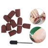10pcs Nail Grinding Head Set Nail Art Polishing Sand Manicure Pedicure Tool Sanding Cap Polisher(1319) view 4