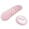 10pcs Powder Puff Cotton Cosmetic Face Makeup Powder Puffs Pads with Ribbon for Loose and Foundation 2.36 inch. (Pink) view 1