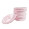 10pcs Powder Puff Cotton Cosmetic Face Makeup Powder Puffs Pads with Ribbon for Loose and Foundation 2.36 inch. (Pink) view 2