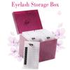 10 Layers Acrylic Eyelash Storage Box,Eyelash Holder Extension Tool,Makeup Organizer False Eyelashes Glue Pallet Holder, Grafting Eye lashes Close-Packed Display with 10 Pallets (pink) view 2