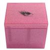 10 Layers Acrylic Eyelash Storage Box,Eyelash Holder Extension Tool,Makeup Organizer False Eyelashes Glue Pallet Holder, Grafting Eye lashes Close-Packed Display with 10 Pallets (pink) view 3