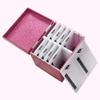 10 Layers Acrylic Eyelash Storage Box,Eyelash Holder Extension Tool,Makeup Organizer False Eyelashes Glue Pallet Holder, Grafting Eye lashes Close-Packed Display with 10 Pallets (pink) view 4