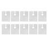 Beaupretty 50Pcs Disposable Hair Cutting Capes Salon Shawl Plastic Neck Shawl Gown Waterproof Haircut Capes Shield Coverall Dyeing Hair Tool view 1