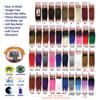 Realistic Pre-stretched X-Pression 3X Ghana Braids 50" (FOLDED 25", UNFOLDED 50") 100% Kanekalon Easy to Braid Multi Pack Deals! (5-PACK, 1B) view 2